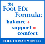 Foot Efx is a worldwide foot care retailer committed to bringing customers comfort, relief and balance through stress reducing arch supports.
